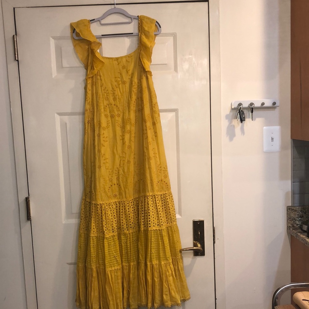 Anthropologie Payal Jain Yellow Maxi Dress - 4 EUC